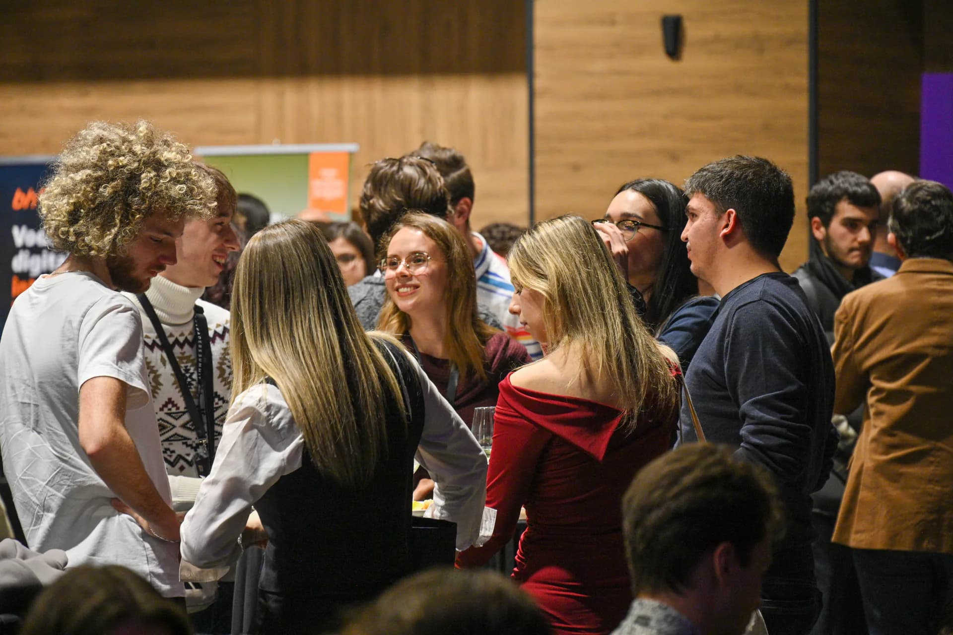 Networking and conversation at Futures Leaders Summit