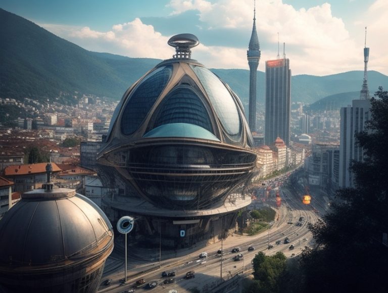 DreamShaper_v7_Sarajevo_City_Future_Technology_1