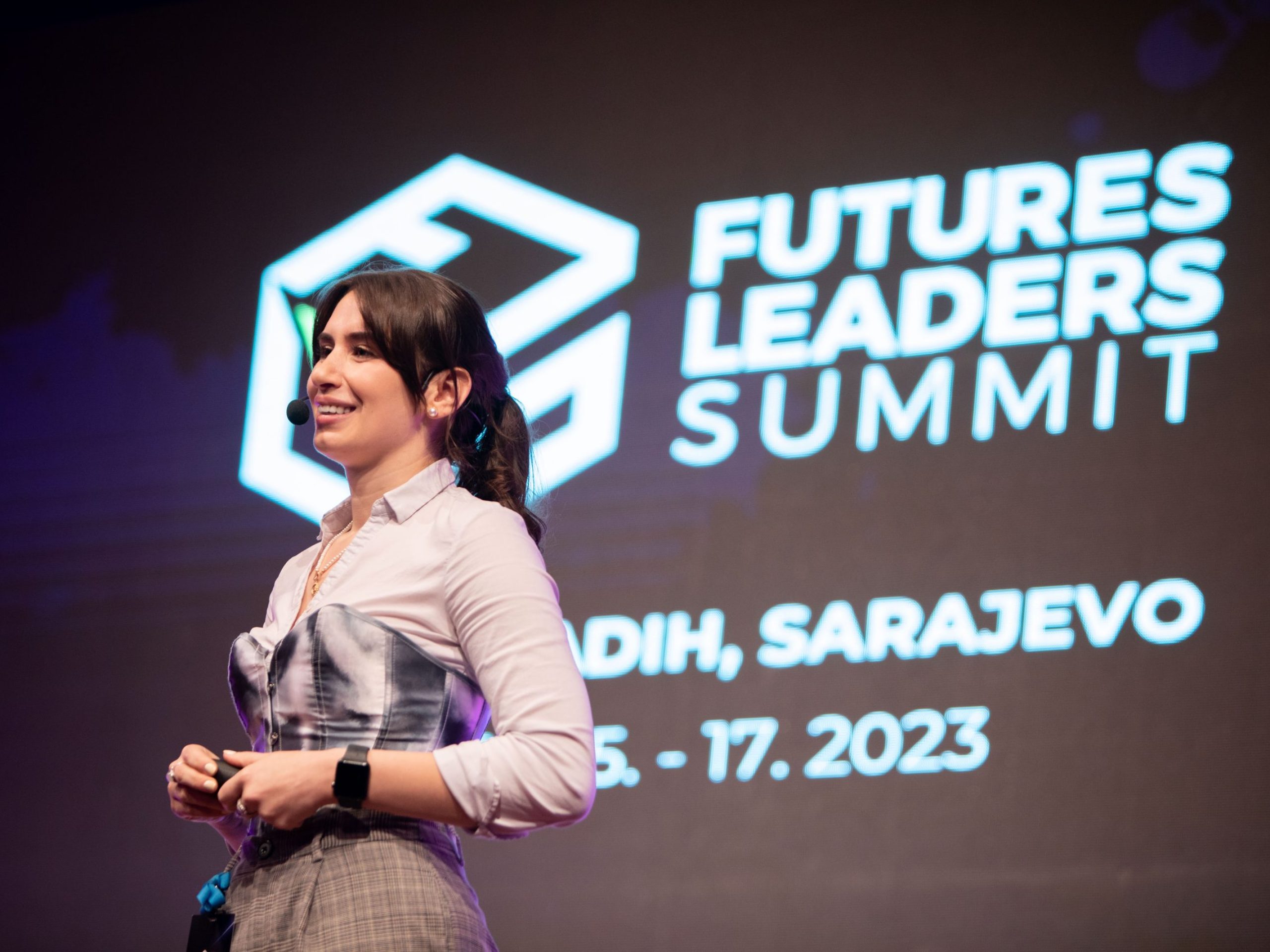 Sara Vanovac theoretical physicist and Keynote speaker at the Futures Leaders Summit 2023